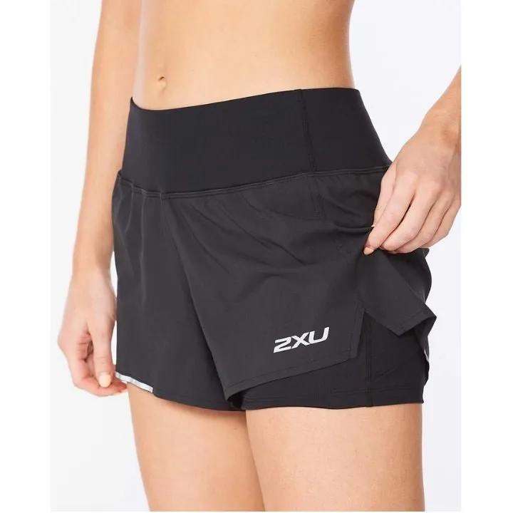 2XU WR6533B Aero 2-in-1 3" Shorts