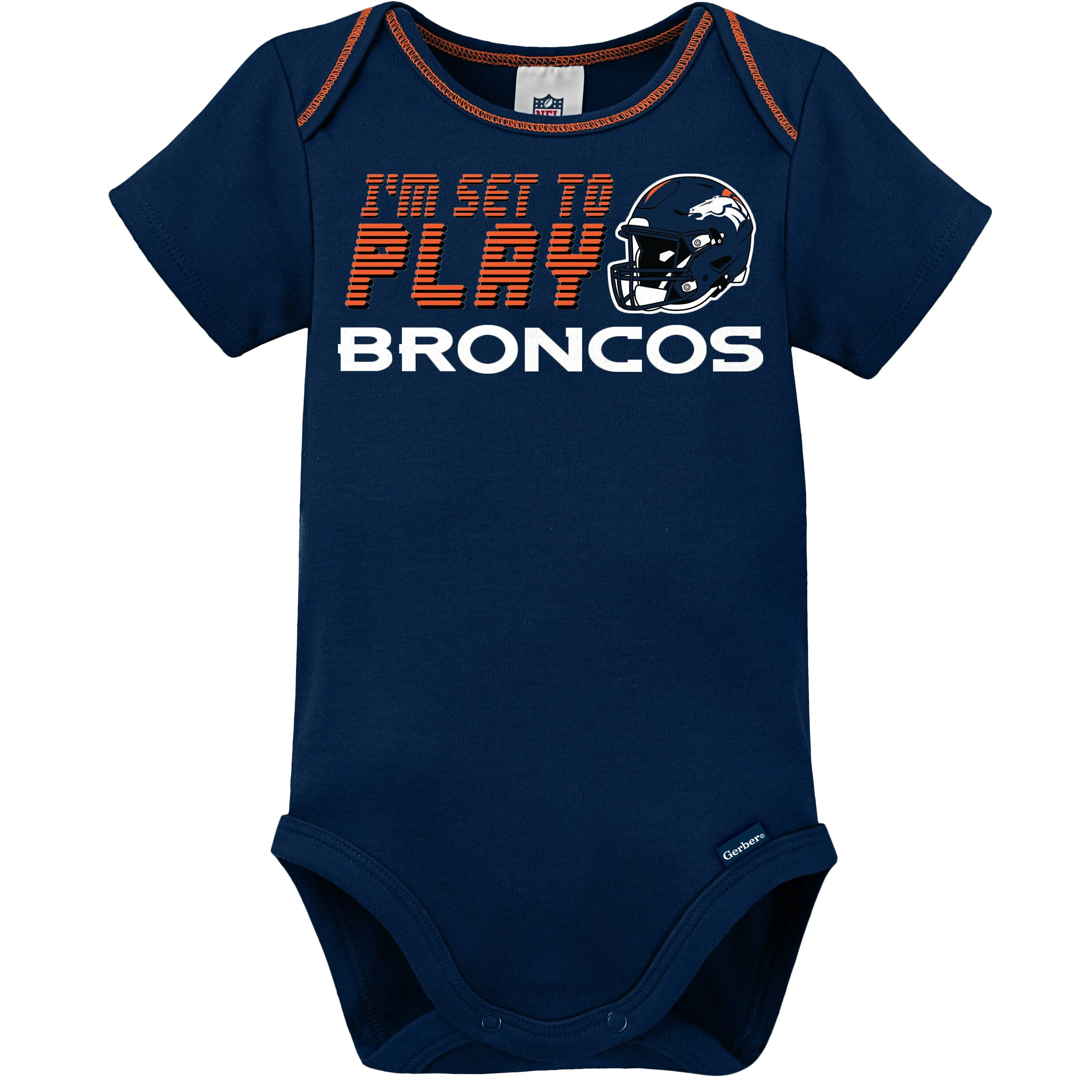 3-Piece Baby Boys Denver Broncos Bodysuit, Sleep 'N Play, and Cap Set