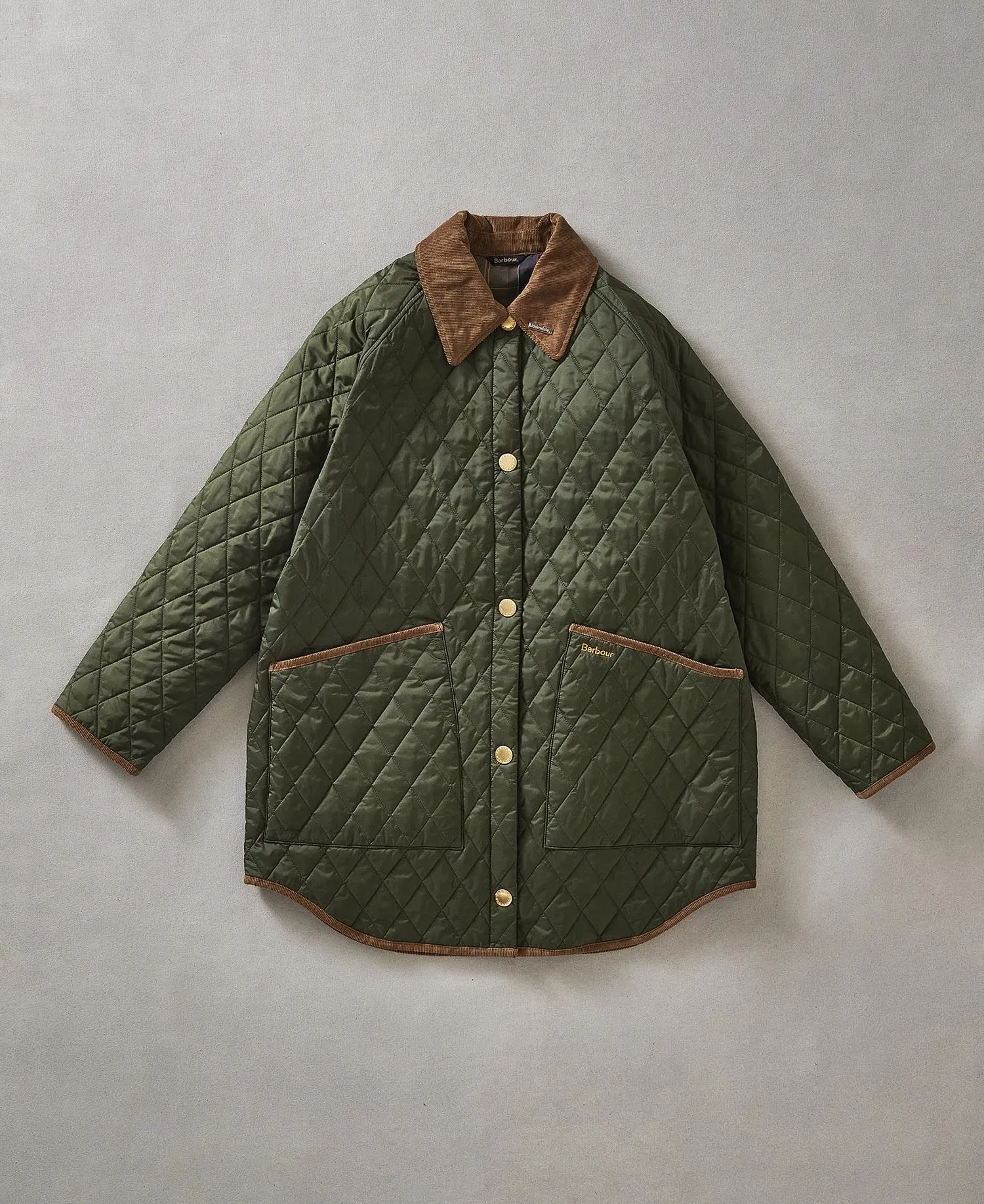 30th Anniversary Liddesdale Oversized Quilted Jacket - Olive/Classic