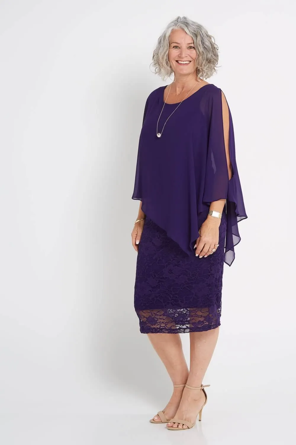 Abigail Dress - Purple