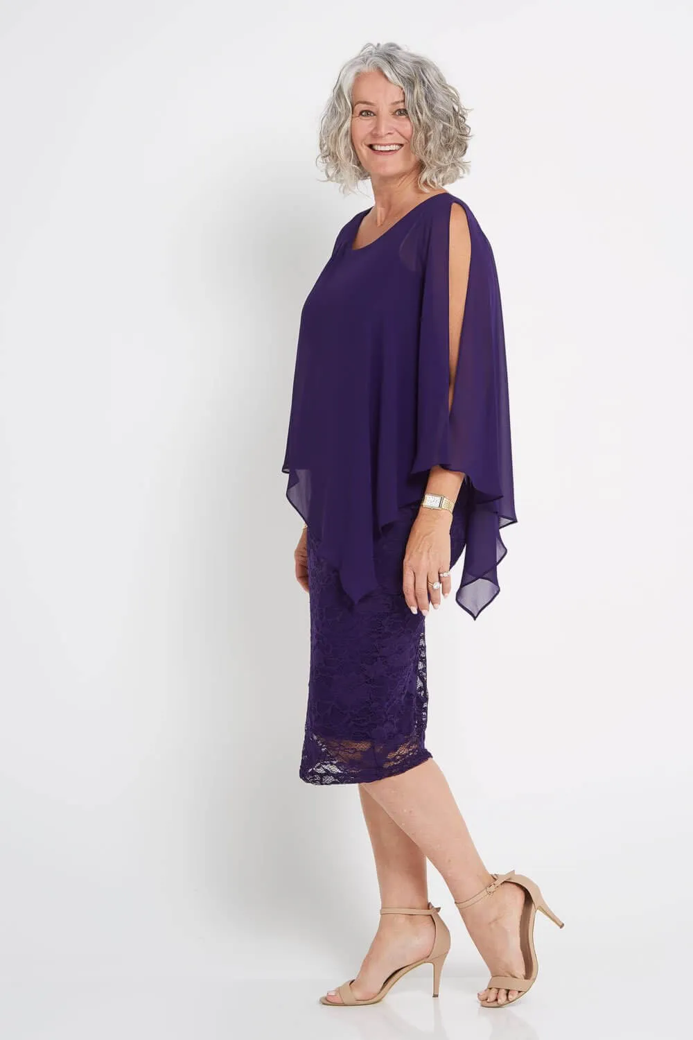 Abigail Dress - Purple