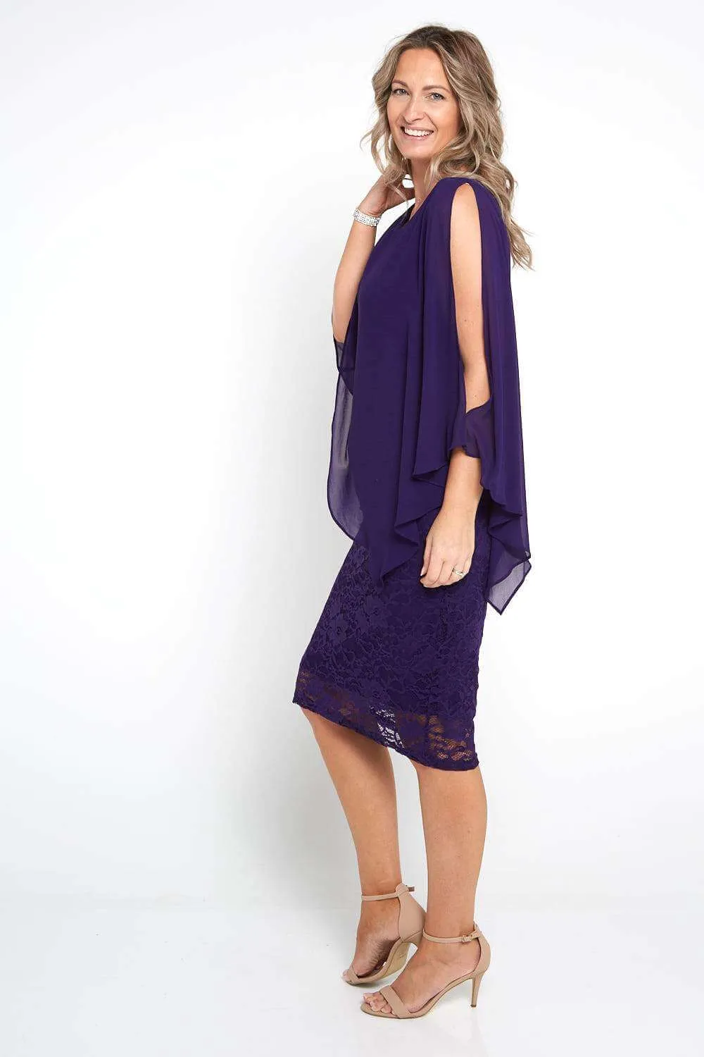 Abigail Dress - Purple