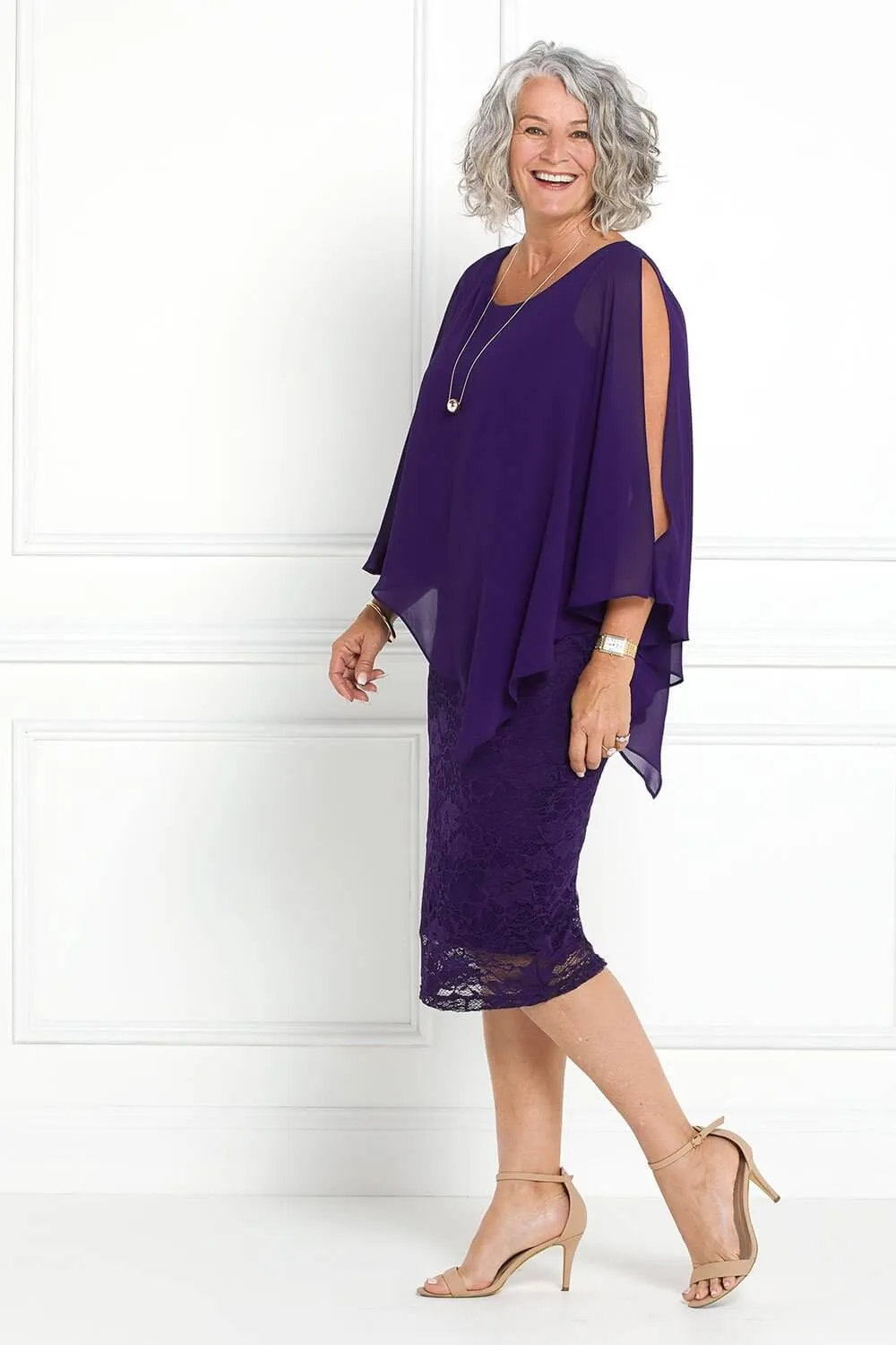 Abigail Dress - Purple