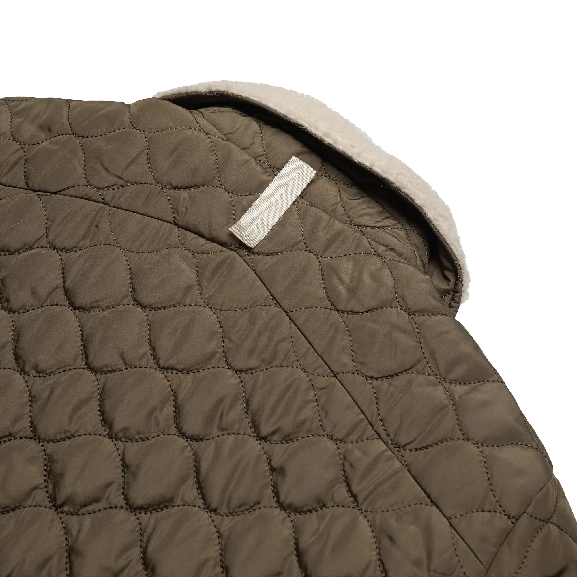 Advisory Board Crystals Quilted Snow Jacket - Olive