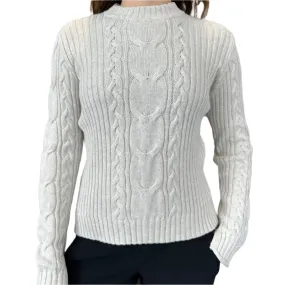 Alashan Cashmere Miranda Cable Sweater - Mineral