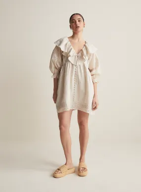 Antoinette Linen Mini Dress | Flax