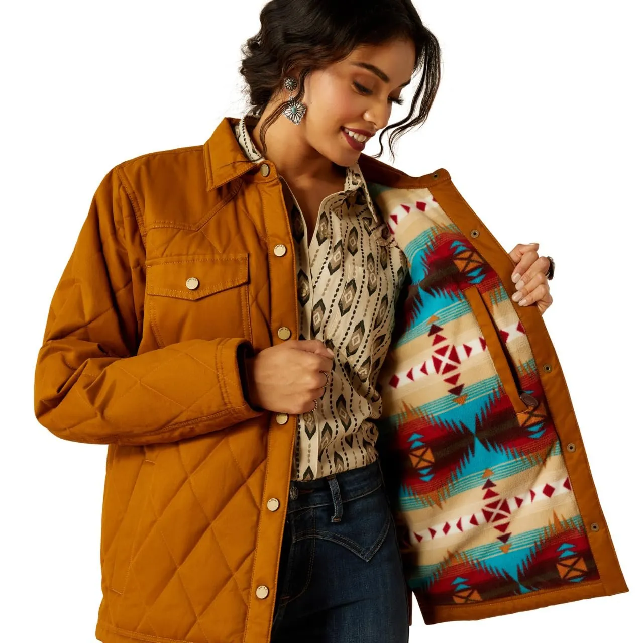 Ariat Women's Grizzly Quilted Barn Jacket