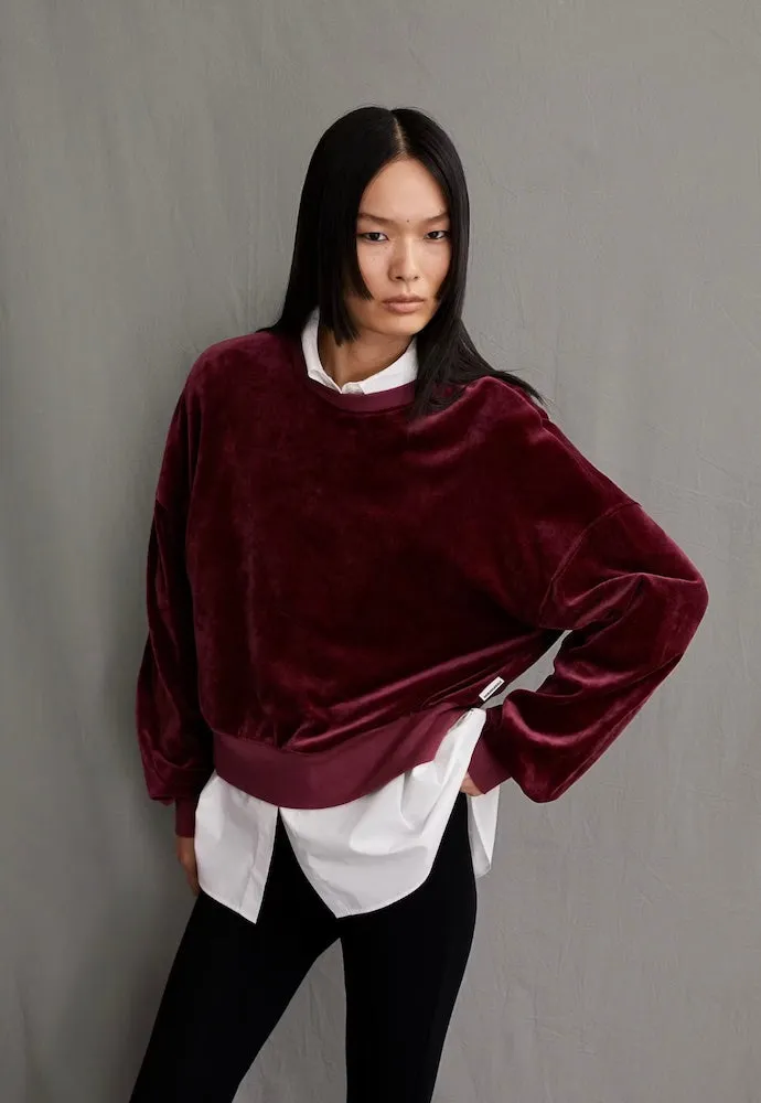 ARMEDANGELS Ledianaa sweatshirt cranberry juice women