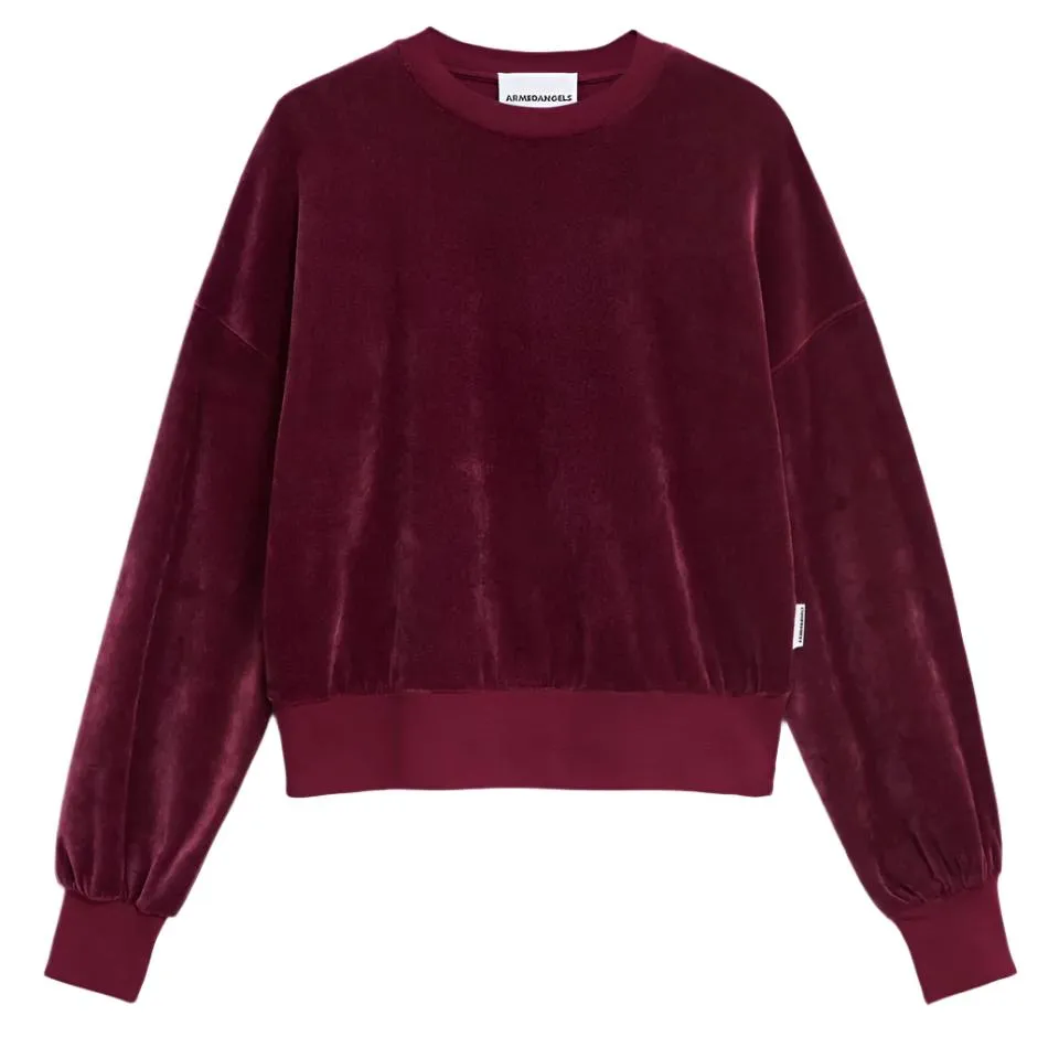 ARMEDANGELS Ledianaa sweatshirt cranberry juice women