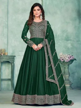 Art Silk Embroidery - Anarkali