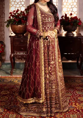 Asim Jofa Jaan-e-jahan Pakistani Chiffon Anarkali