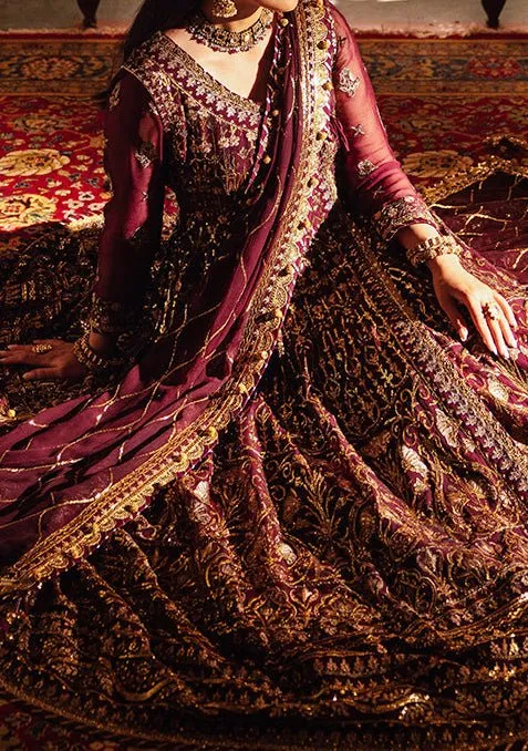 Asim Jofa Jaan-e-jahan Pakistani Chiffon Anarkali