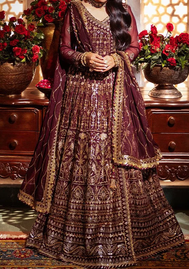 Asim Jofa Jaan-e-jahan Pakistani Chiffon Anarkali