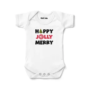 Atlanta Hawks "Happy Jolly Merry" Bodysuit