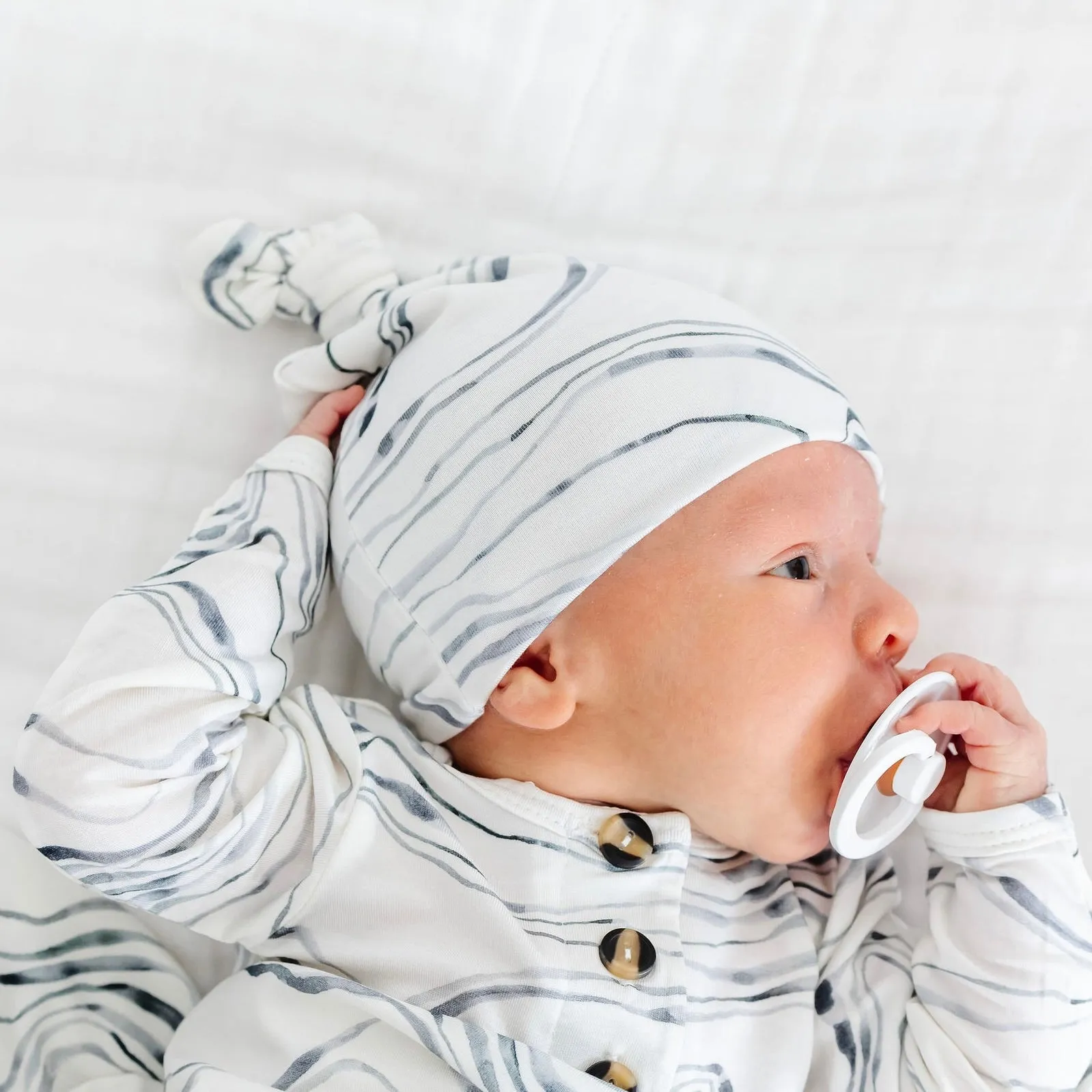 August Newborn Hat Bundle (Top   Bottom)