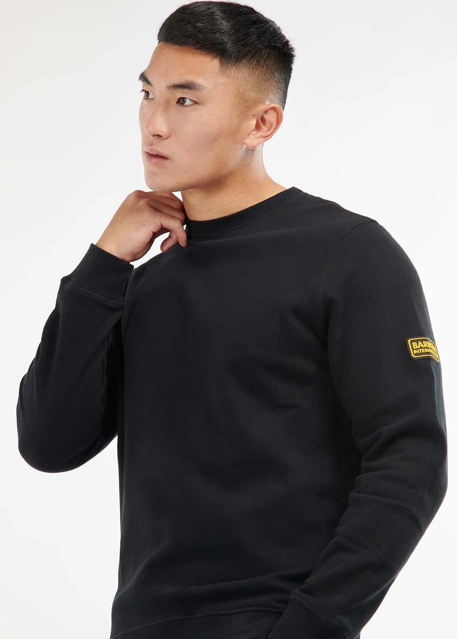 Badge sweat - black