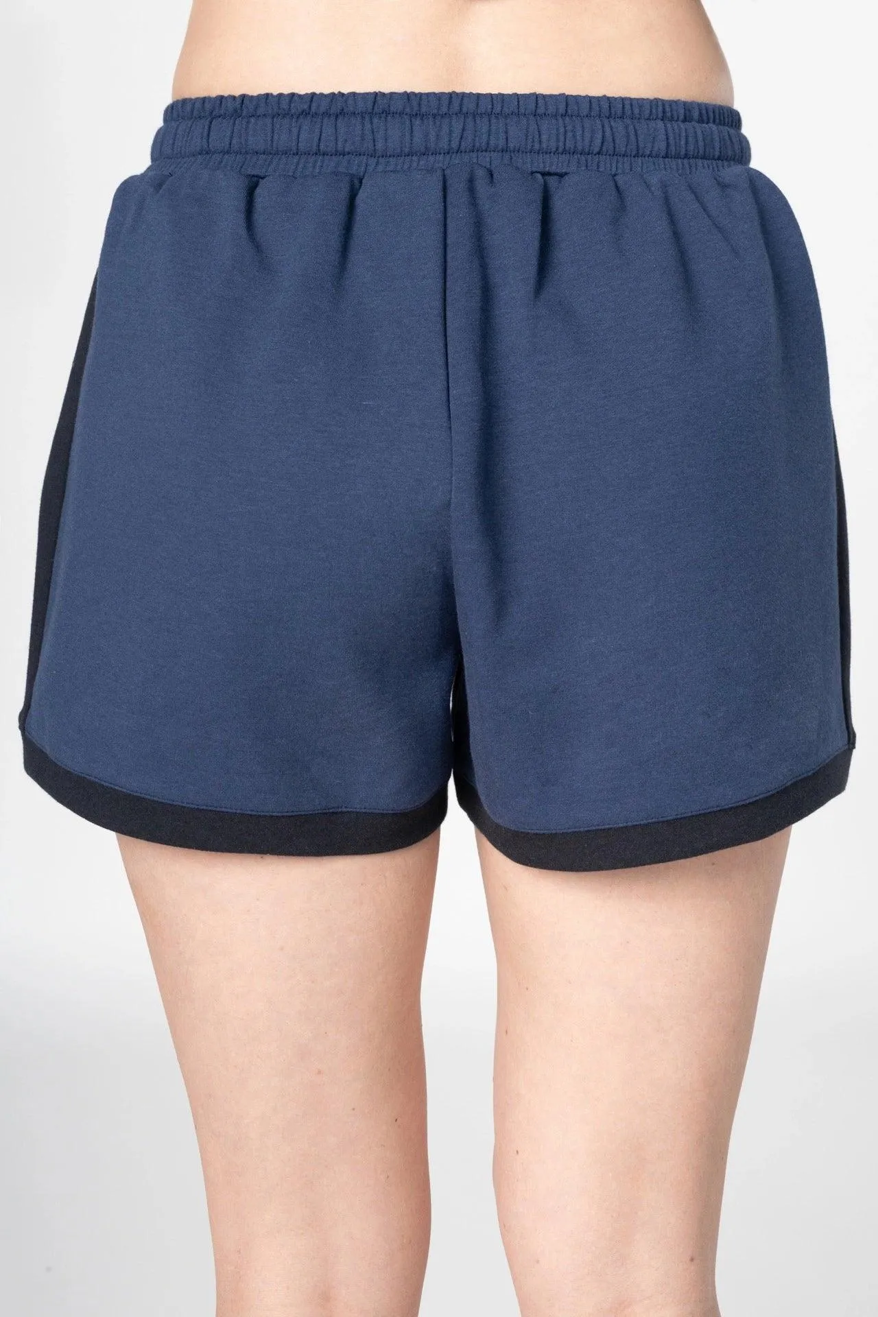 Bamboo Bonded Jersey Contrast Stripe Shorts