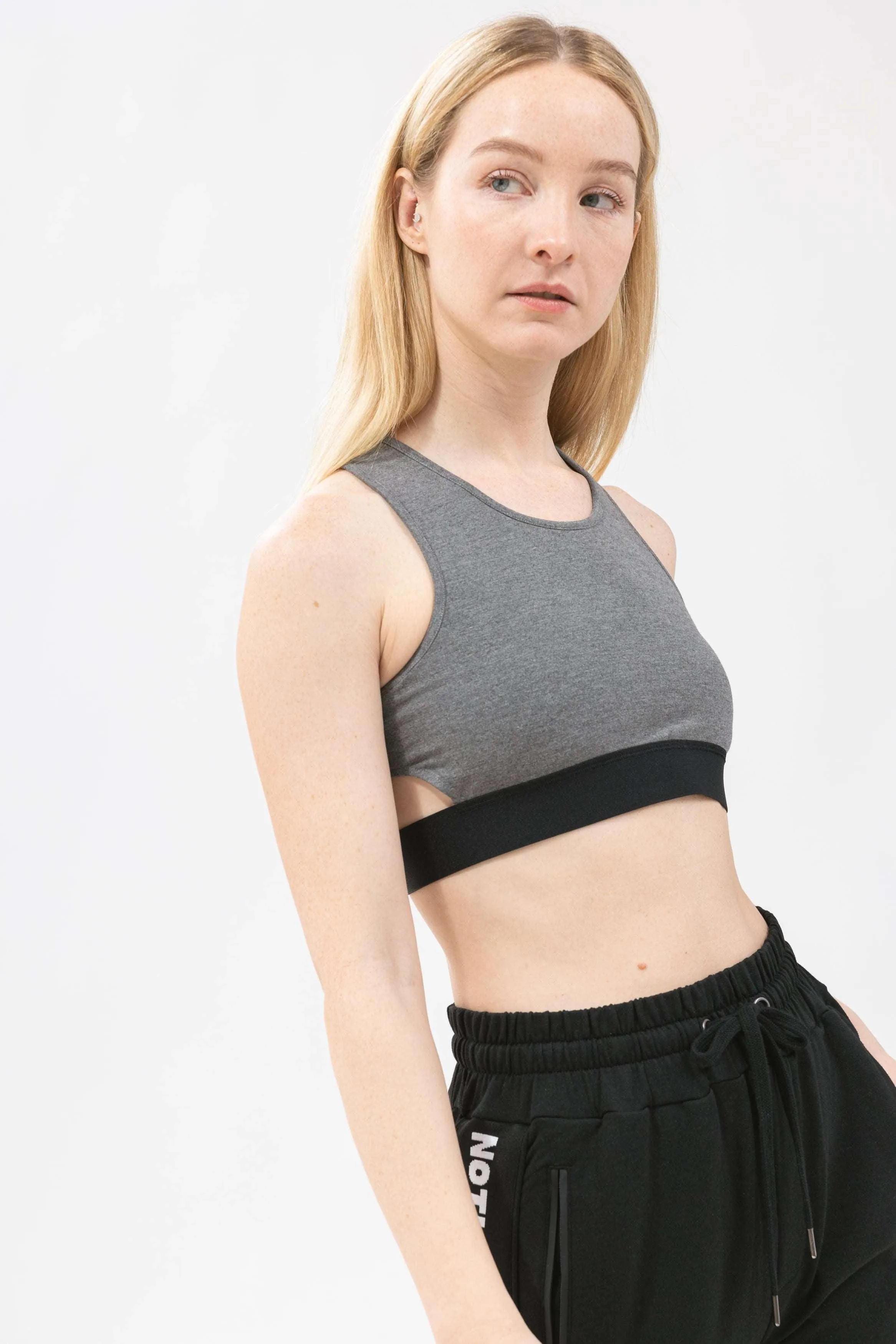 Bamboo Cut-Out Bralette Tank Top