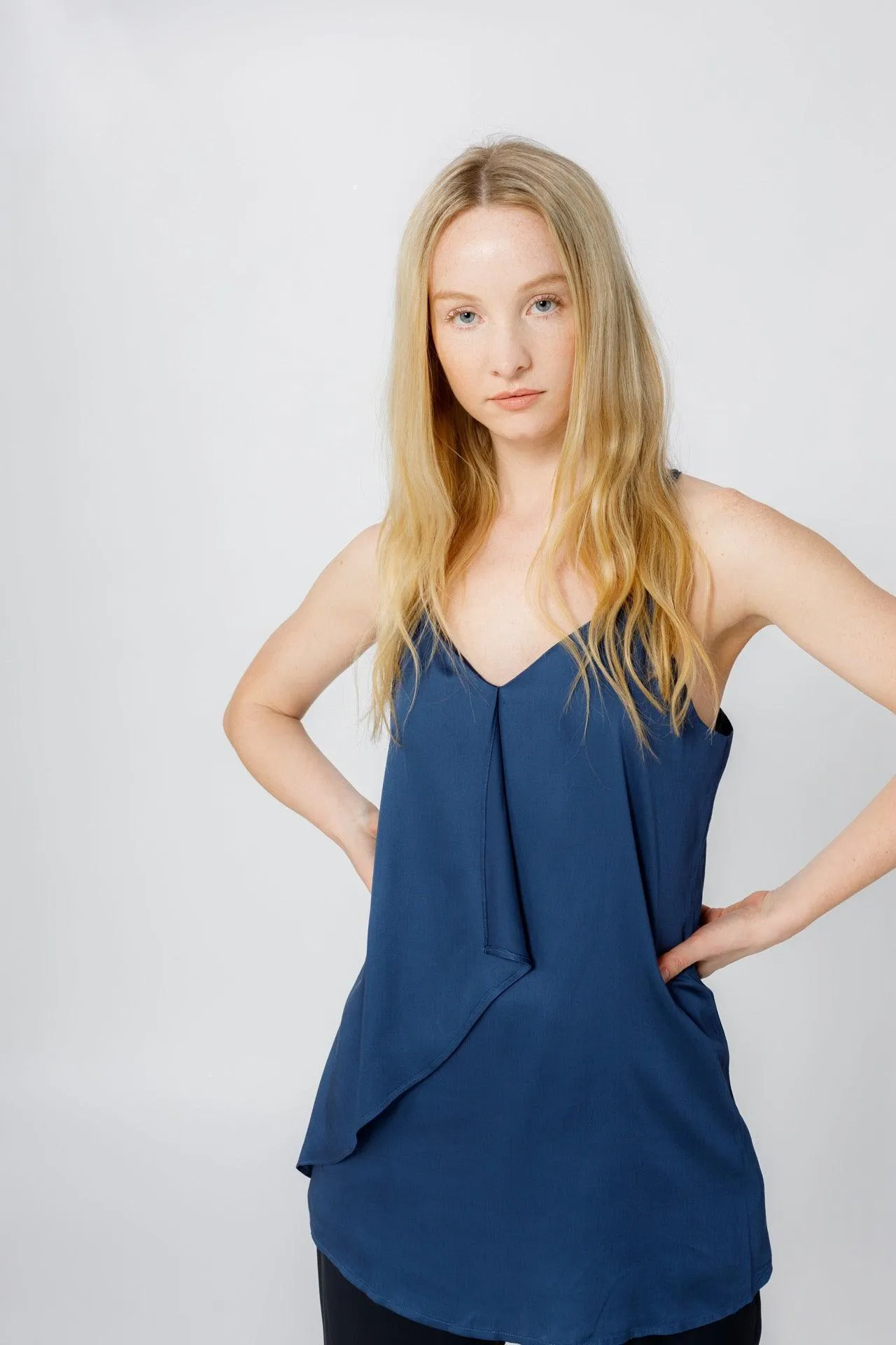 Bamboo Viscose Layered Cami Pajama Top