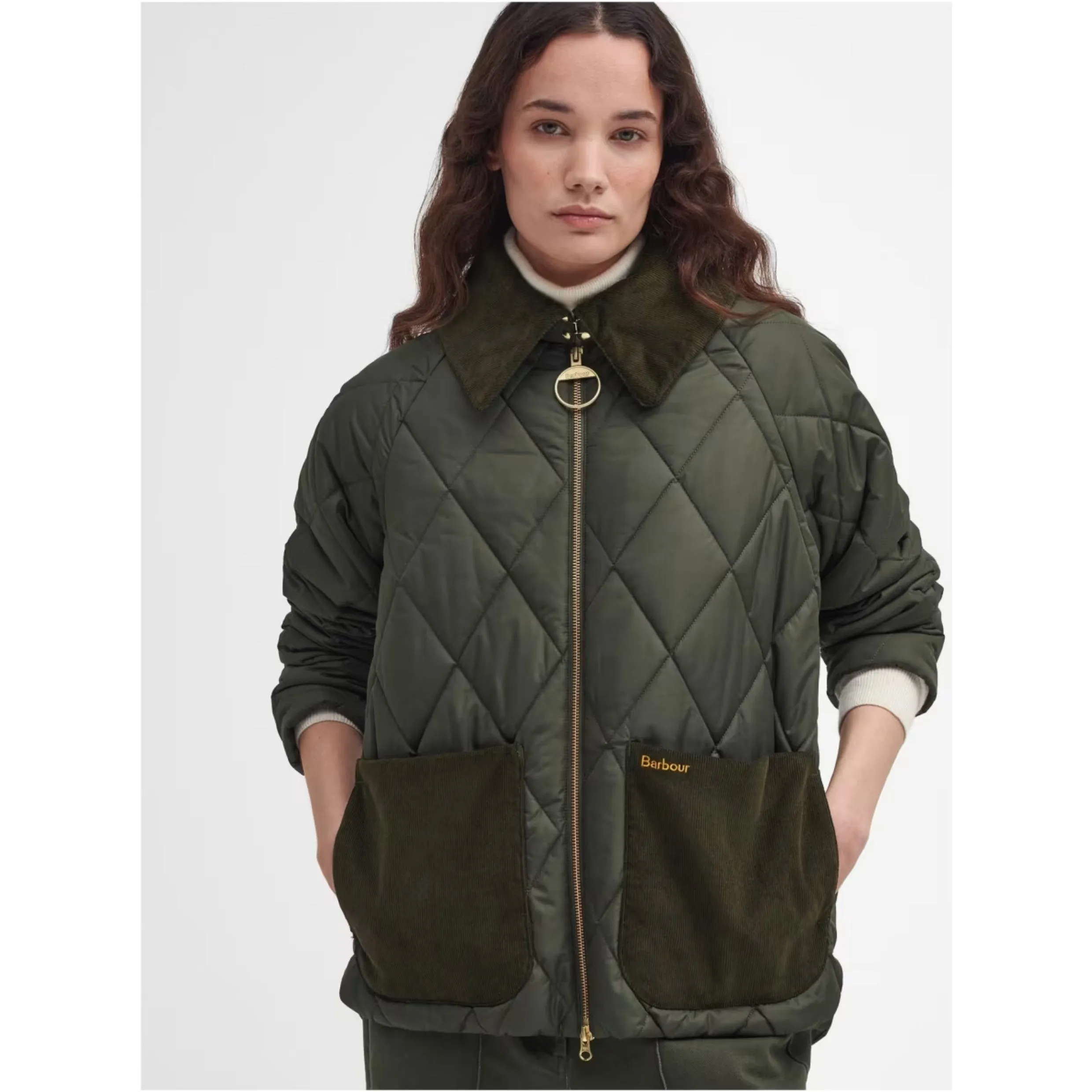 Barbour Dalroy Quilted Jacket Olive/Ancient LQU1759OL71