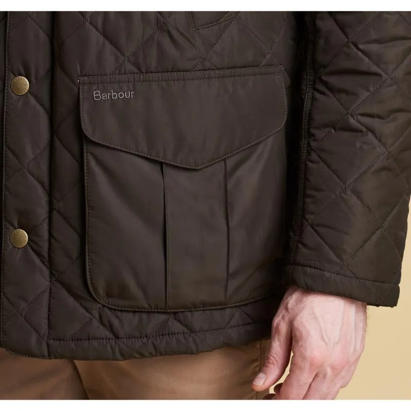 Barbour Devon Mens Quilted Jacket - Olive