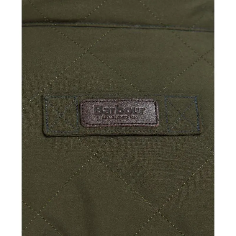 Barbour Shoveler Mens Waterproof Quilted Jacket - Dark Olive