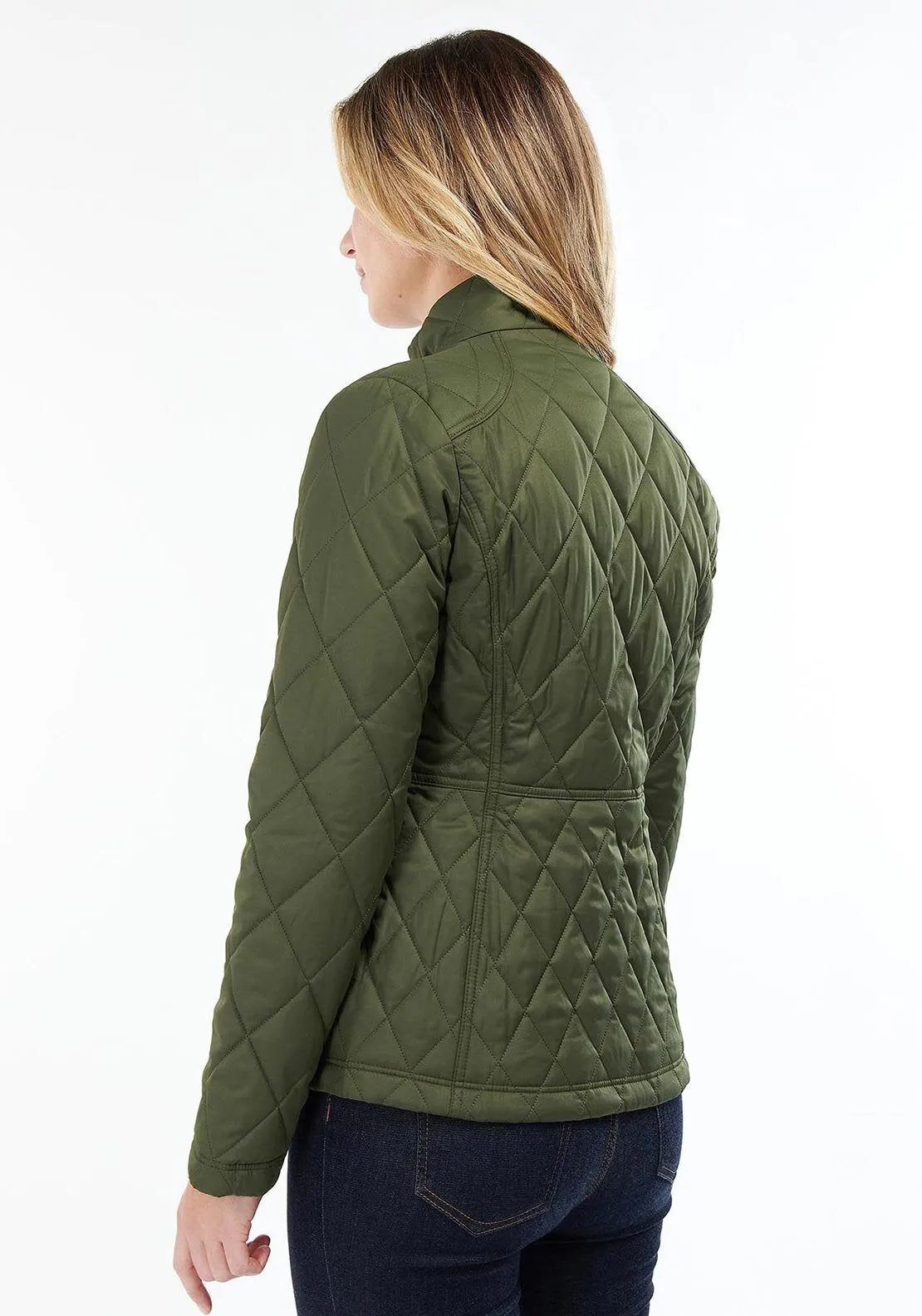 Barbour Womens Broxfield Quilted Jacket, Olive Green