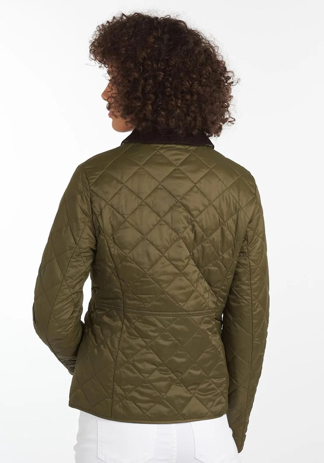 Barbour Womens Deveron Quilted Jacket, Olive