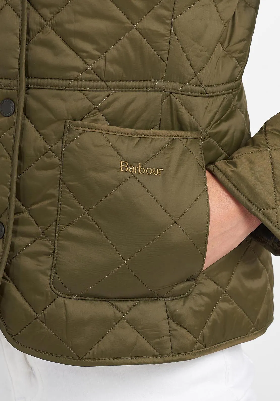 Barbour Womens Deveron Quilted Jacket, Olive