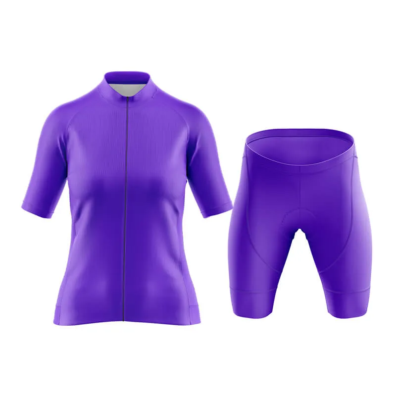 Basic Purple Aero Cycling Kit