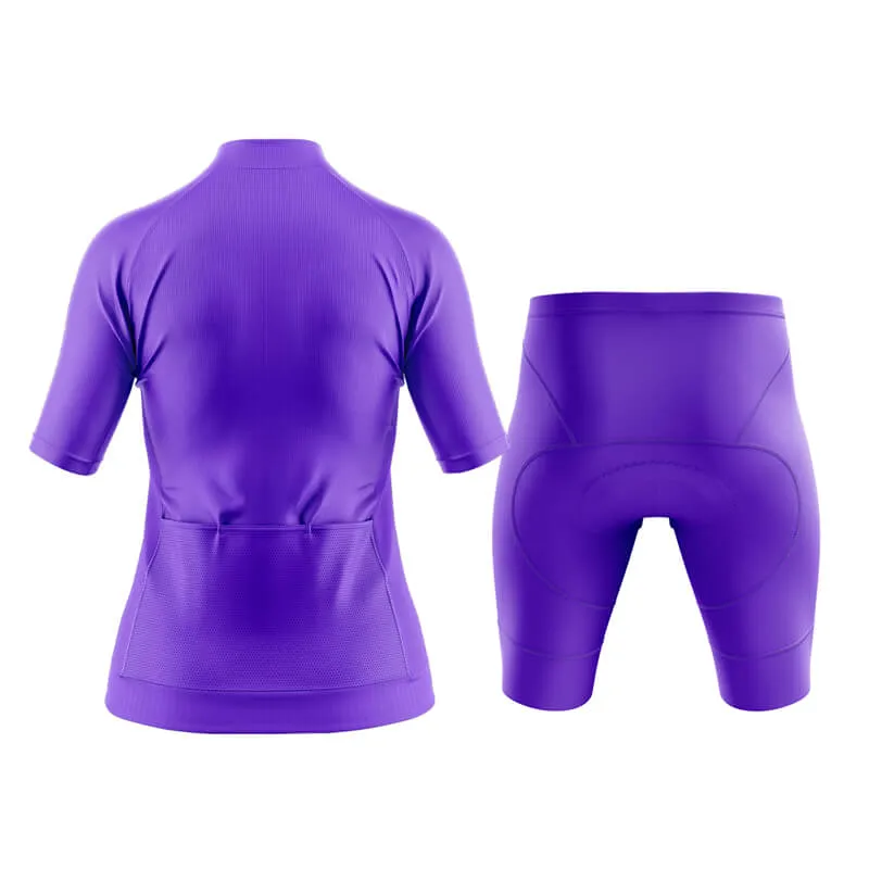 Basic Purple Aero Cycling Kit