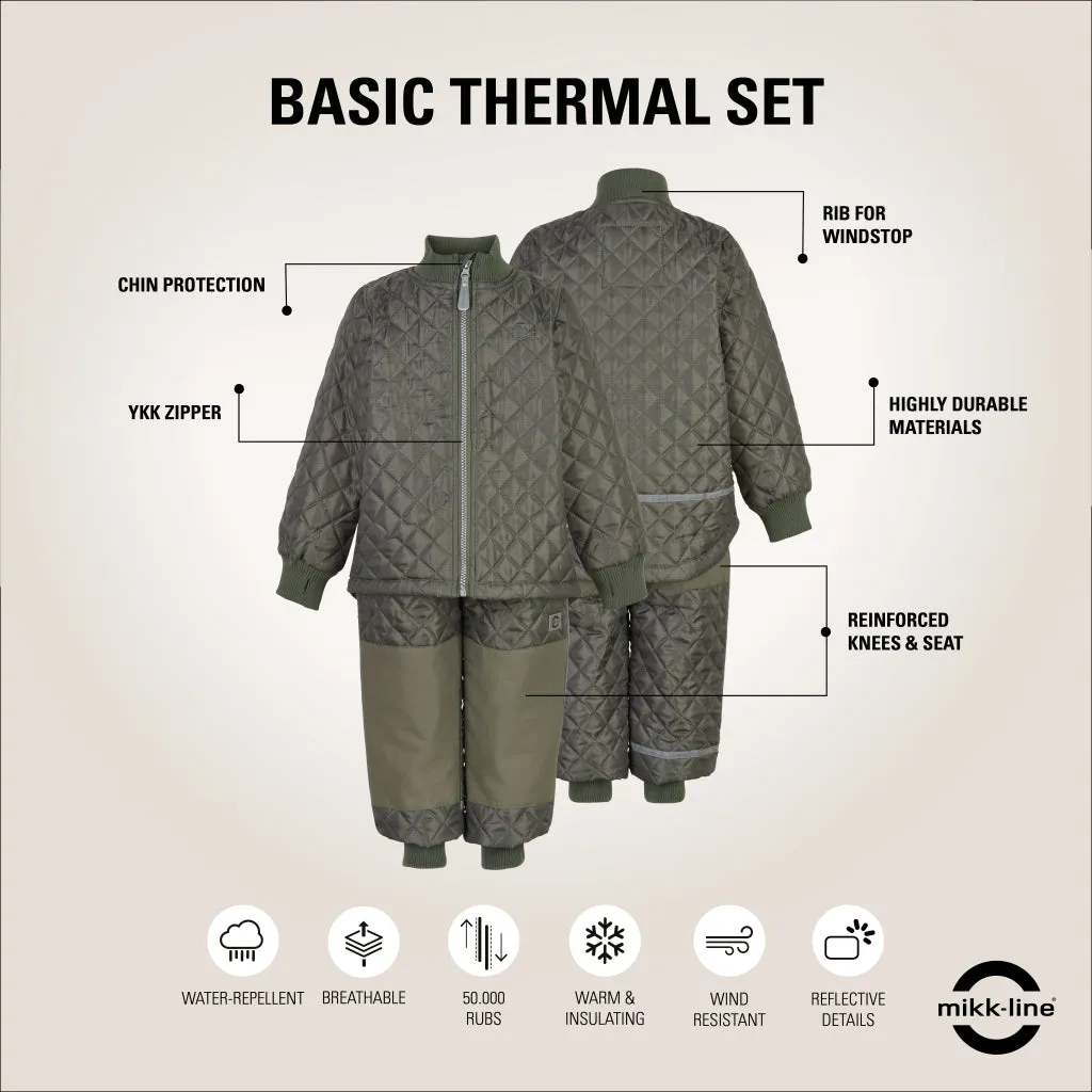 Basic Thermo Set - Dusty Olive