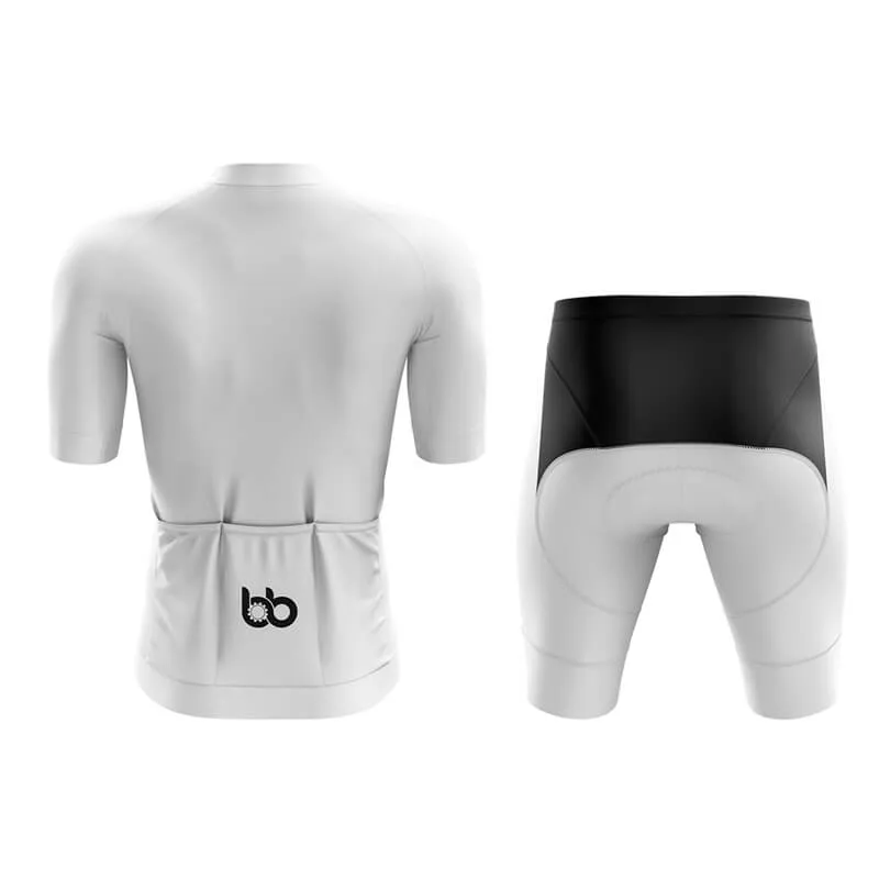 Basic White Aero Cycling Kit