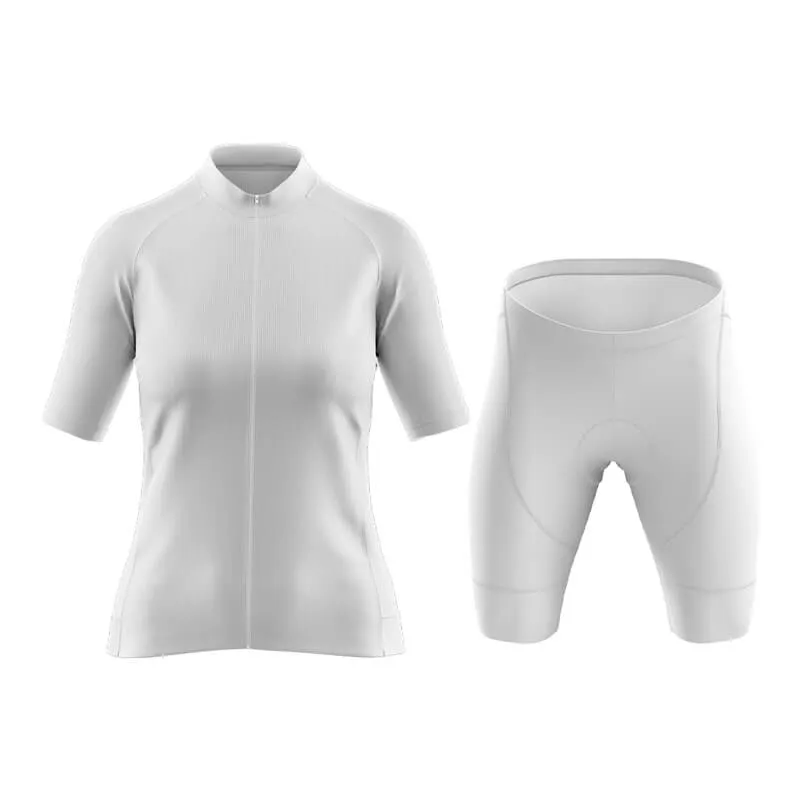 Basic White Aero Cycling Kit