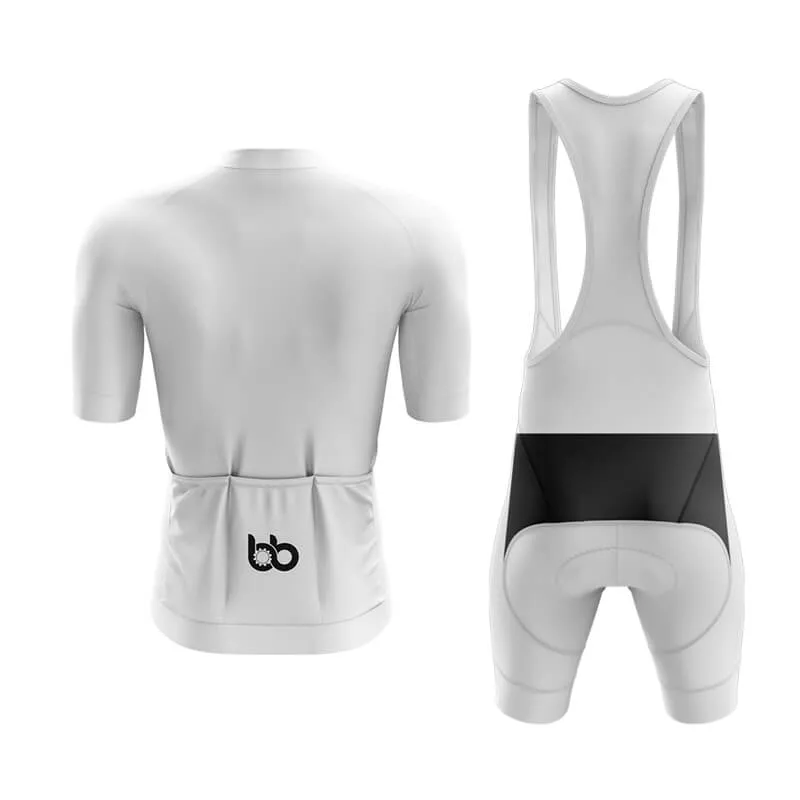 Basic White Aero Cycling Kit