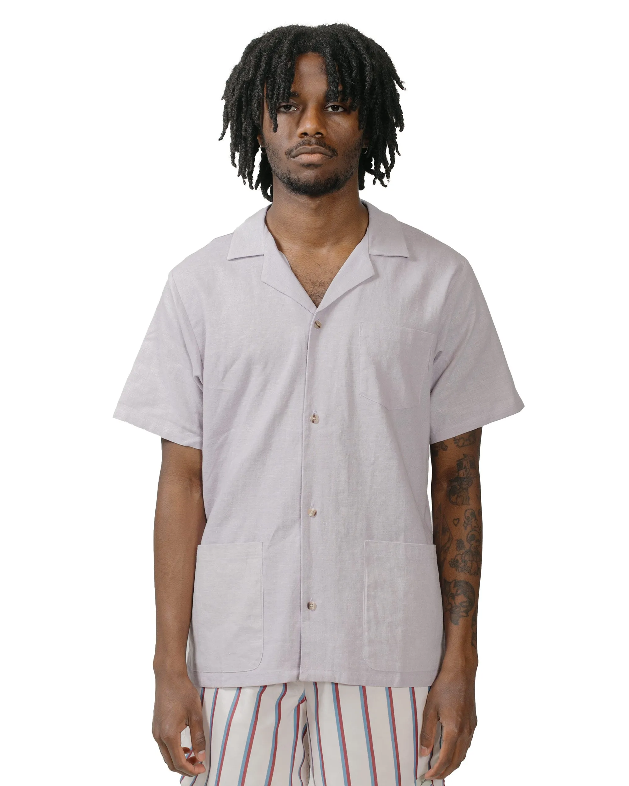 Bather Lavender Linen Traveler Shirt