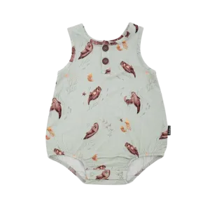 BELAN J Sleeveless Bubble Onesie - Otters