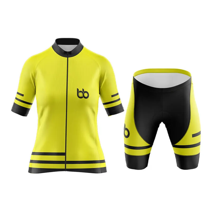 Bicycle Booth Outline (Yellow) Aero Cycling Kit