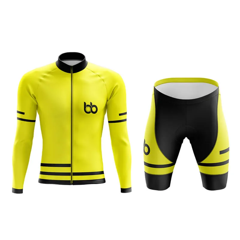 Bicycle Booth Outline (Yellow) Aero Cycling Kit