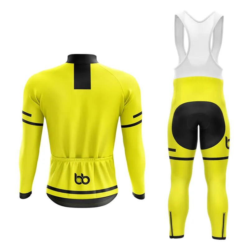 Bicycle Booth Outline (Yellow) Aero Cycling Kit