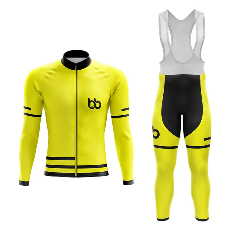 Bicycle Booth Outline (Yellow) Aero Cycling Kit