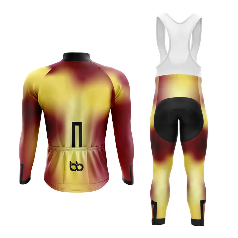 Bicycle Booth Prism (Yellow-Maroon) Aero Cycling Kit