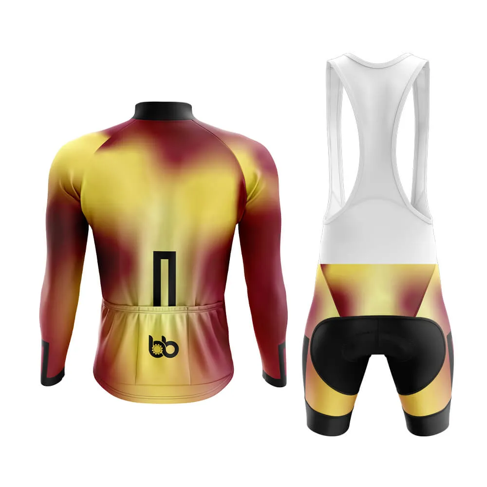 Bicycle Booth Prism (Yellow-Maroon) Aero Cycling Kit