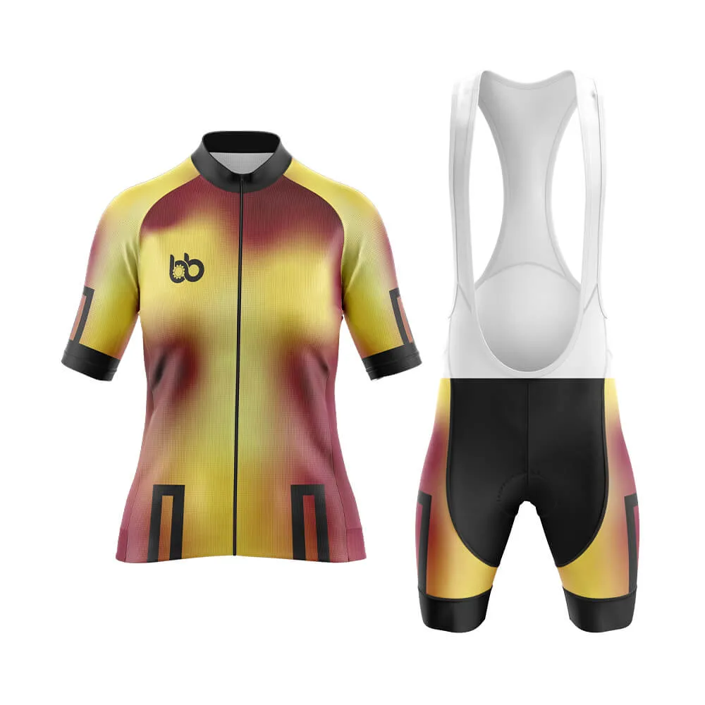 Bicycle Booth Prism (Yellow-Maroon) Aero Cycling Kit