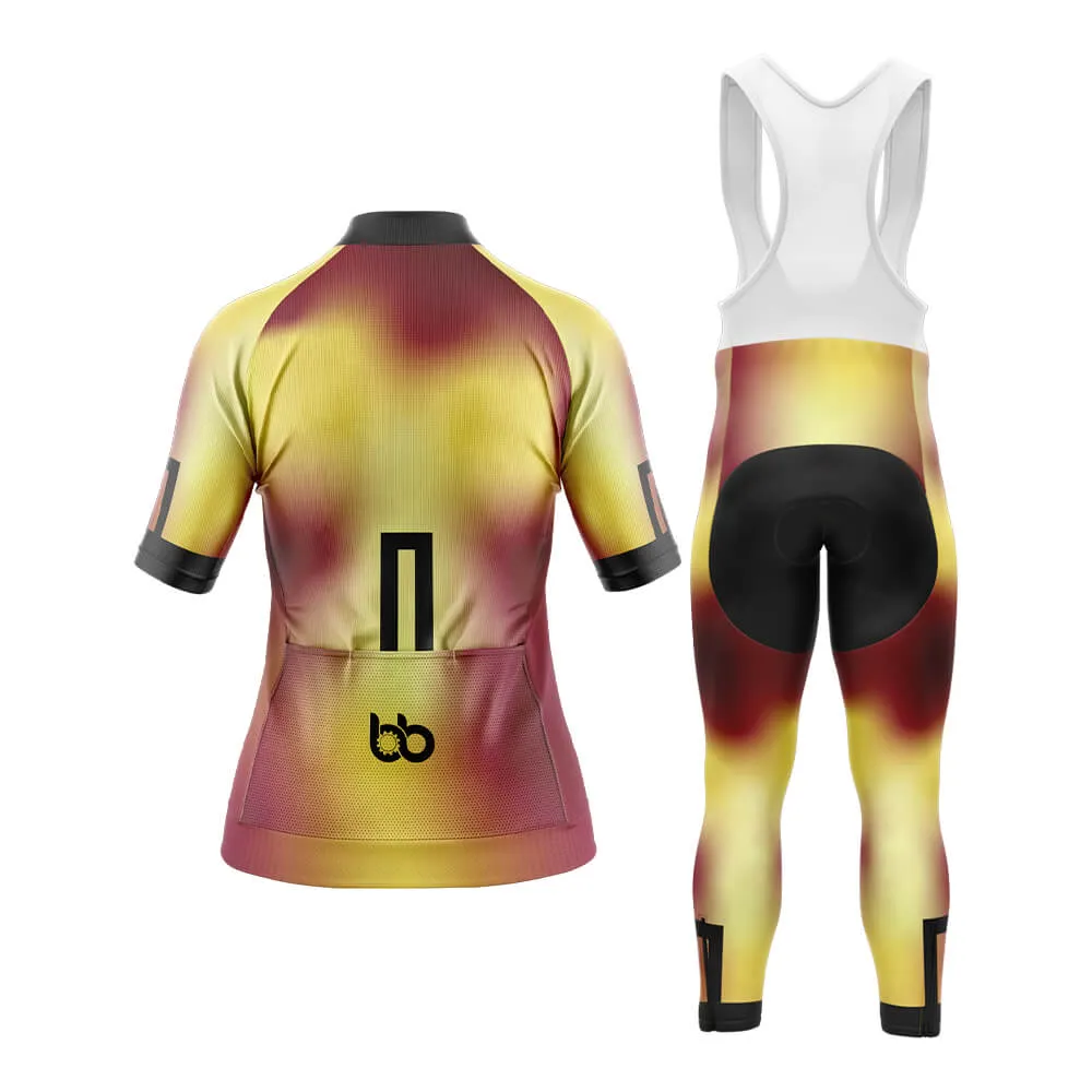 Bicycle Booth Prism (Yellow-Maroon) Aero Cycling Kit