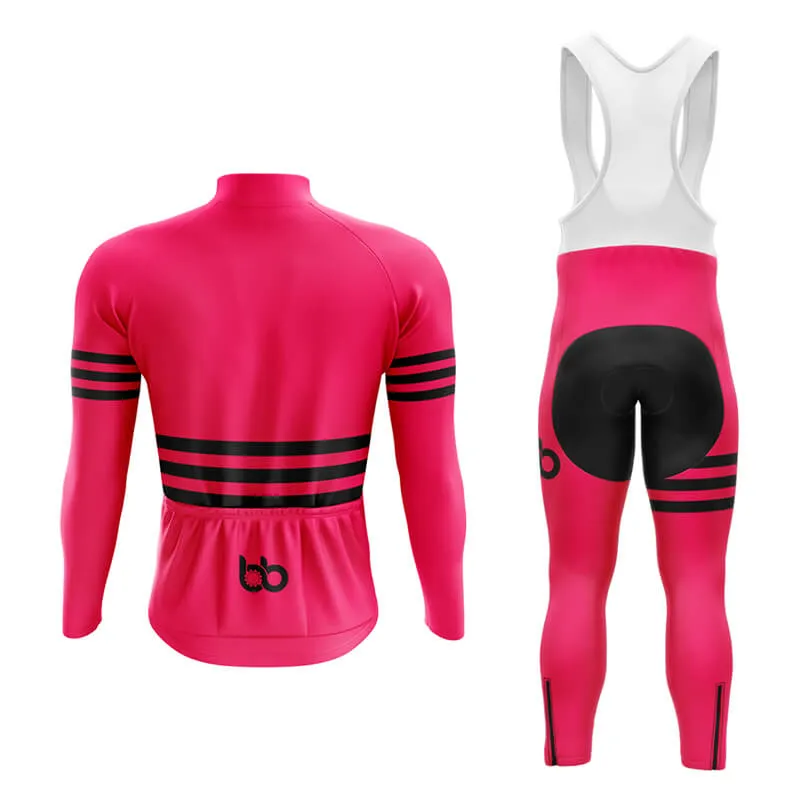 Bicycle Booth Stripes (Pink) Aero Cycling Kit