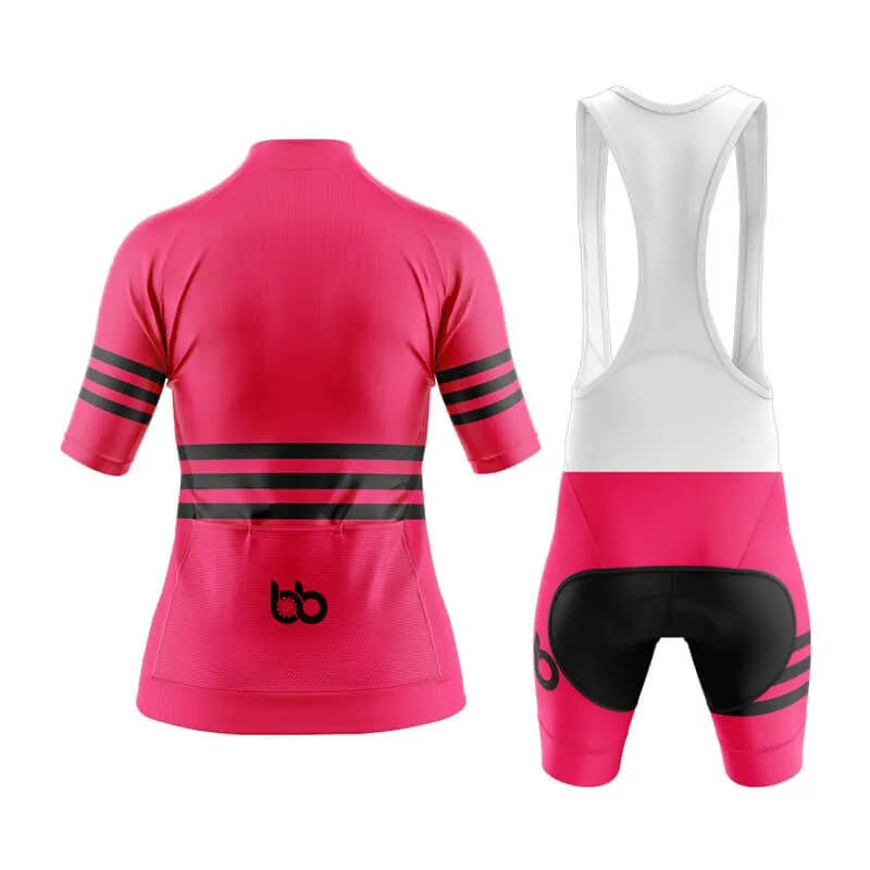 Bicycle Booth Stripes (Pink) Aero Cycling Kit