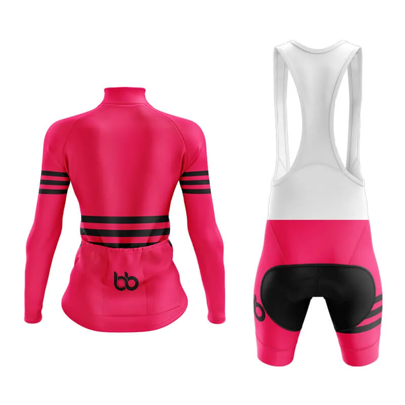 Bicycle Booth Stripes (Pink) Aero Cycling Kit