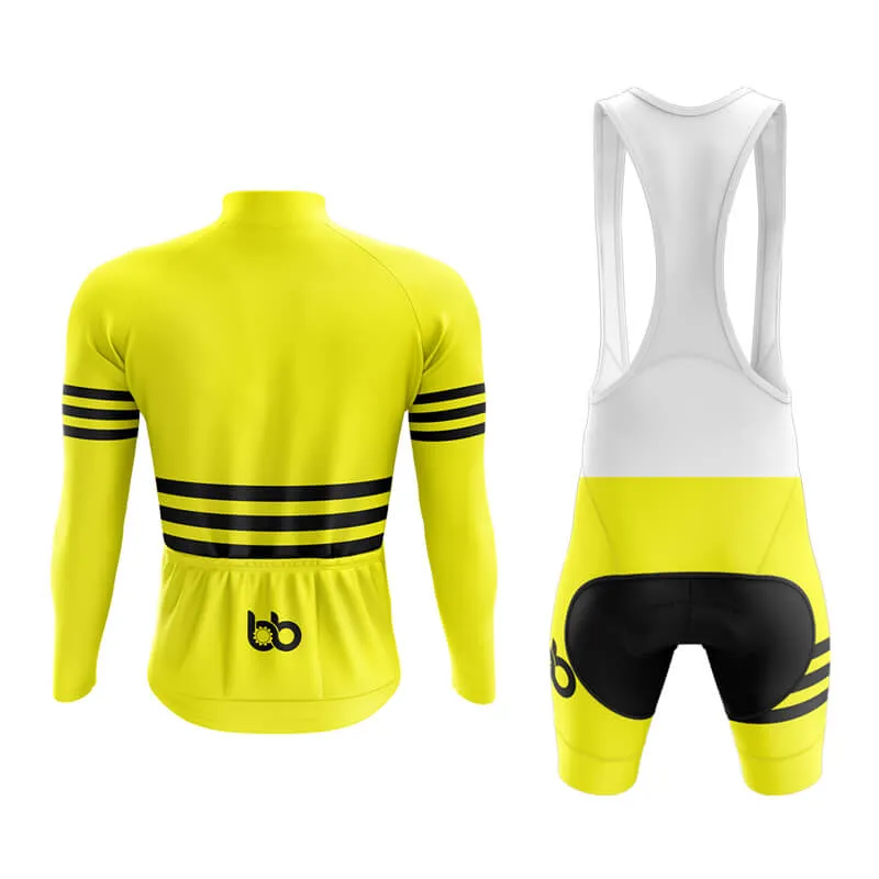 Bicycle Booth Stripes (Yellow) Aero Cycling Kit