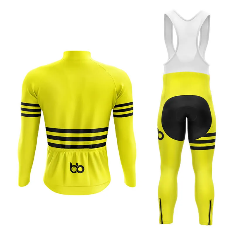 Bicycle Booth Stripes (Yellow) Aero Cycling Kit